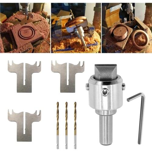 8pcs/Set Premium Bracelet Making Tool Wooden Bead Maker Beads Drill Bit Woodworking Milling Cutter Ring Molding Tool DIY