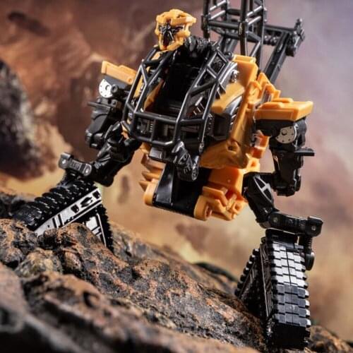 Aoyi Transformation Robot Devastator Hightower Iron Arm Yellow Excavator Action Figure Collection Toys