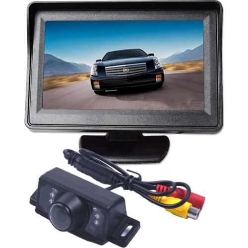 TFT LCD Car Monitor Sun Shield 4.3 Inch Screen with night rear view camera DVD Parking Display for ford explorer for GMC Yukon