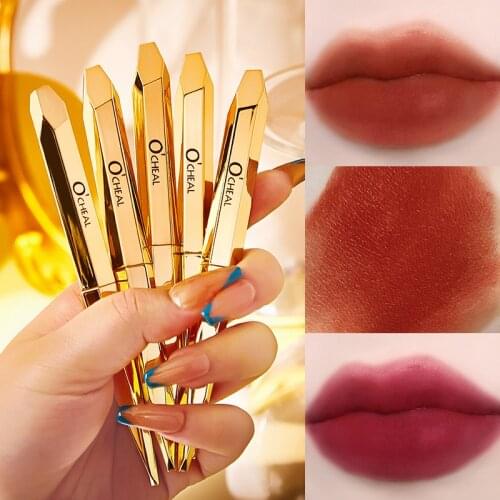 5 Colors Velvet Matte Lipsticks Pen Waterproof Long Lasting Sexy Red Lip Stick Gloss Moisturizing Makeup Lip Tint Pen Cosmetic