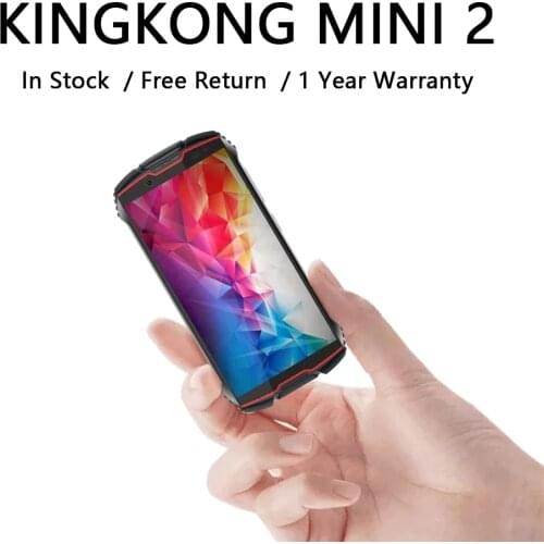 Cubot KingKong MINI2 Rugged Waterproof Phone Android 10 3GB+32GB 13MP Camera MINI Phone 4''QHD+ Screen 4G LTE Cellphone