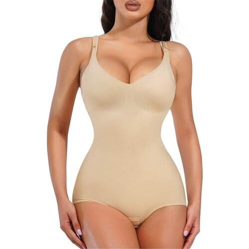 Full Body Shapewear Womens Binders and Corset Slimming Bodysuit Casual Tops Tummy Control Waist Trainer Body Shaper Overbust US