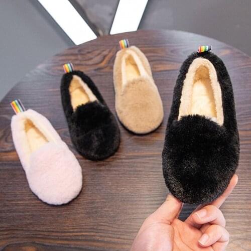 Kids Loafers Shoes Sneakers For Spring Children Boys Girls Casual Leather Peas Shoes Toddler Soft Bottom Shoes Comfortable