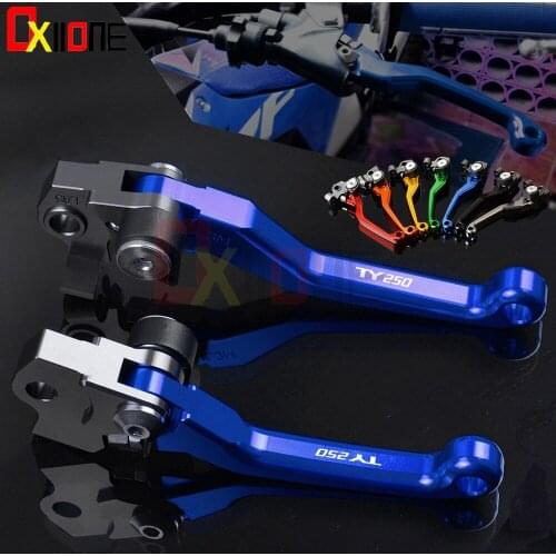 Motorbike Adjustable CNC Clutch Brake Levers Dirt Bike Pivot Brake lever For Yamaha TY250 TY 250 1991 1992 1993 1994 1995 1996