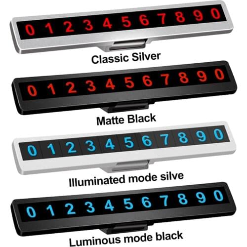 Phone Number In Car Parking License Plate Temporary Stop Sign Temporary Car Parking Card Phone Number Card Plate Hidden Switch