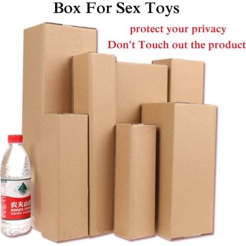Secret Packaging Box Sex Toys For Men Woman Dildo Realistic Penis Sleeve Condoms Anal Plug