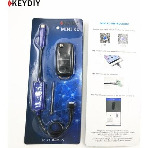 KEYDIY Mini KD I Key Remote Maker Generator For Android System Free Update Forever Make More than 1000 Remotes B30 NB29