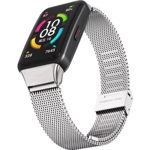 Pulse for Huawei Band 6 Strap for Honor Band 6 Correa NFC Wristband Replacement Watch Belt Bracelet Metal Wrist Accessories