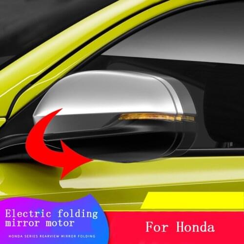 Folding side mirror motor &mirror folding module For Honda CRV XRV VEZEL Jade FIT CIVIC Power Side View Mirrors