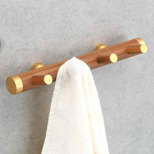 Bathroom Kitchen Dining Wood Stainless Clothes Hook Wall Steel Bag Headphone Key Hanger Coat Towel Hooks Storage Hanger