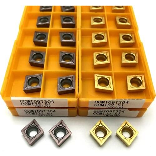 CCMT09T304 VP15TF metal lathe tools Internal Turning tool Cutting Tools carbide insert CCMT 09T304 turning insert CNC tools