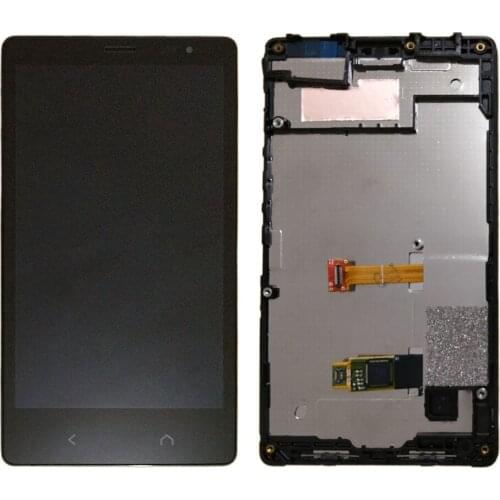 For NOKIA X2 LCD Display Touch Screen with Frame Replacement for NOKIA X2 Dual RM-1013 RM-1014 X2DS LCD Screen