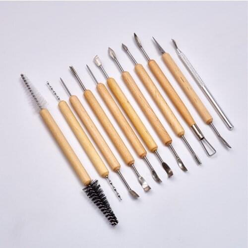 11 Pieces Set Radium Wire Knife Clay Making Tools Models Sculpture Art Supplies DIY Tools Pottery & Ceramics Tools Combination