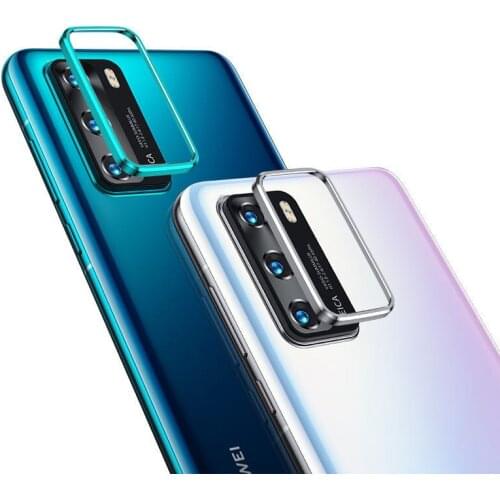 2pcs/lot Metal Protective Ring For huawei P40 P40 Camera Tempered Glass Screen Protector huawei p40
