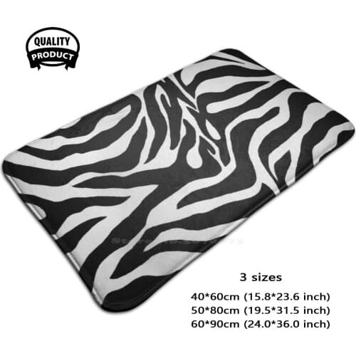 Zebra Print 3D Household Goods Mat Rug Carpet Foot Pad Vibes Vsco Teen Saying Cheap Artsy Trendy Summer Pinterest Quote Popular