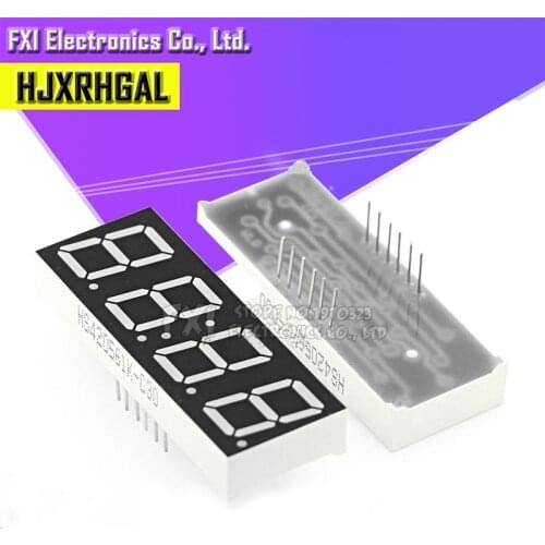 5pcs Digital tube segment common Cathode AS Red 4 Bit time digital Tube 0.56 inch 12 needles Red Display LED HS420561K-C30