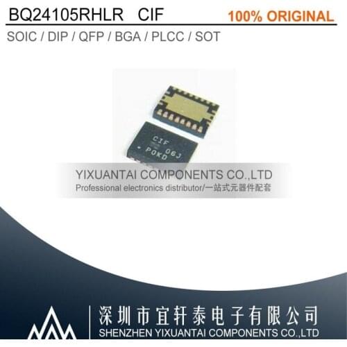 5pcs/lot 50pcs/lot 100pcs/lot Free shipping 100% original BQ24105RHLR BQ24105 CIF C1F VQFN20