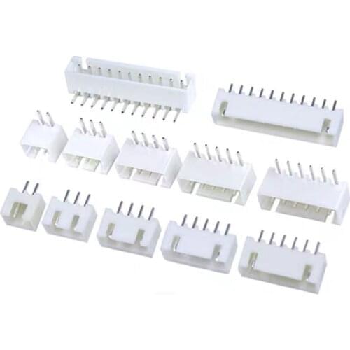 50PCS XH2.54 Connector 2.54 Straight Foot Plastic Shell Straight Needle Seat XH-2/3/4/5/6/7/8/9 / 10P