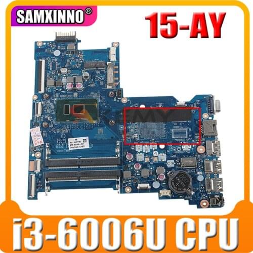 909210-001 For HP 250 G5 15-AY Laptop Motherboard 909210-601 BDL50 LA-D704P With SR2UW i3-6006u CPU DDR4 100% Tested Fast Ship