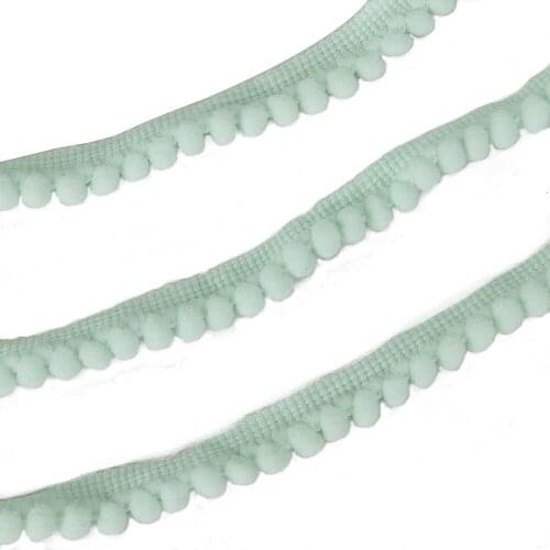 10MM Pom Pom Trim Ball Fringe Ribbon DIY Sewing Accessory Lace For Home Wedding Decoration 5yards/lot