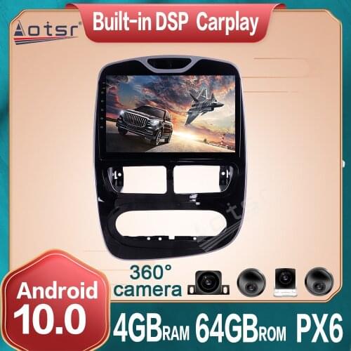 Android 10 Car radio Player 360 Panoramic Camera For Renault Clio 4 Multimedia Radio Auto GPS Navigation Carplay DSP Stereo DVD