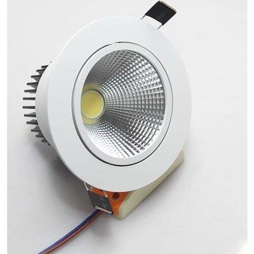 Free Shipping 4pcs/lot Dimmable COB LED Spot Downlight 15W 110V 220V Warm & Cool White Wholesale