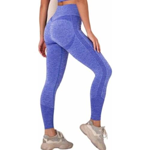 Seamless Knitting Sexy Hip High Waist Push Up Yoga Pants Fast Dry Breathable Running Fitness Pants Five Colors To Choose From