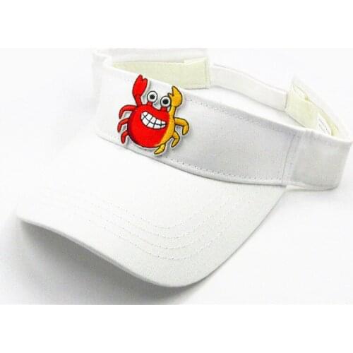 2020 new style Cartoon crab embroidery Visors Baseball Cap Adjustable Snapback cap for men and women 102