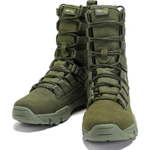 2020 New Spring Summer Autumn Outdoor Tactical Hight-Top Desert shoes Mens Tactical Combat Boots Camping Hiking mens boots