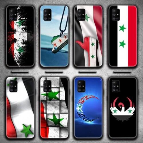 Syria national Flag Phone Case For Samsung Galaxy A21S A01 A11 A31 A81 A10 A20E A30 A40 A50 A70 A80 A71 A51