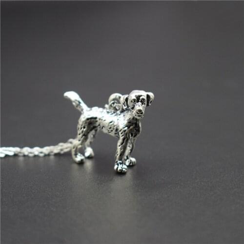Elfin New Vintage Retro Labrador Retriever Necklaces High Quality Labrador Retriever Pendant Necklaces Pet Jewelry Dog Jewelry