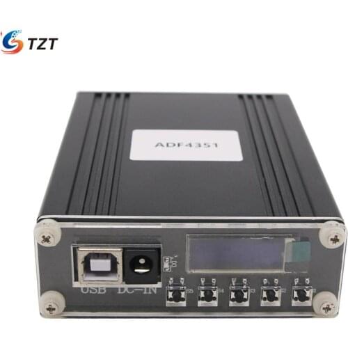 TZT RF Signal Generator RF Frequency Generator Frequency Source w/ OLED Display 35MHZ-4.4GHZ ADF4351