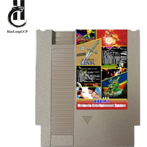 Best 852 in 1 8bit Game Card 72 pin game cartridge support save progress 1G memory for 8 bit video game console