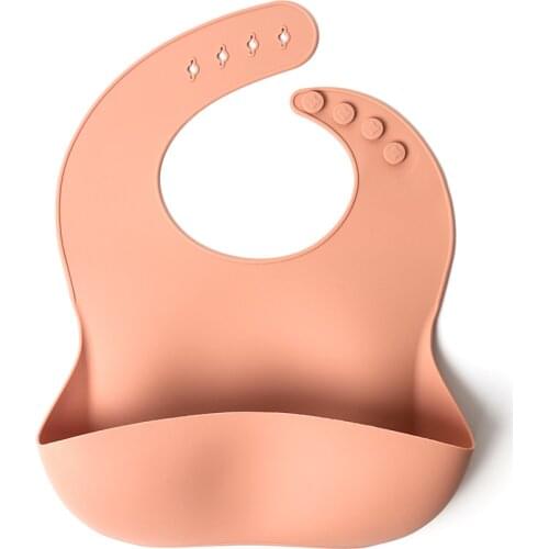 Custom Dribble Waterproof Bpa Free Silicone Baby Bibs