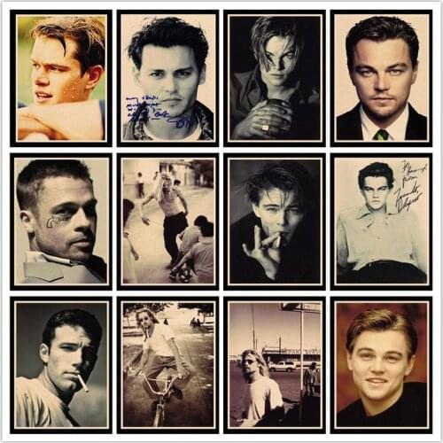 Perfect JL Inside the Actors Studio - Johnny Depp Brad Pitt Classic Movie Poster gather HBA63