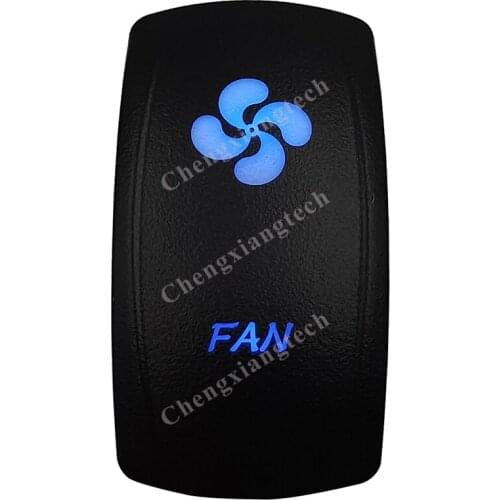 Fan Car Boat Blue Led Lasor 5 Pin Rocker Toggle Switch On Off 12v 24v Marine Grade for Carling Arb Narva 4x4