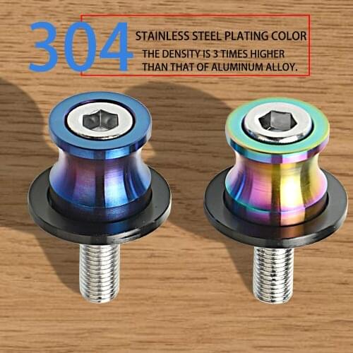 Motorcycle Swingarm Spools Sliders Stand Screws 10mm for BMW S1000RR HP4 S1000R Honda X-ADV CBR Kawasaki Z700 Z800 ninja Yamaha