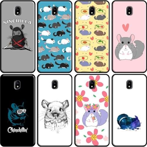 Cute Cartoon Chinchilla Cover Samsung Galaxy A3 A5 2016 J1 J3 J4 J5 J6 J7 2017 J2 Core J8 A9 A8 A6 2018 Coque