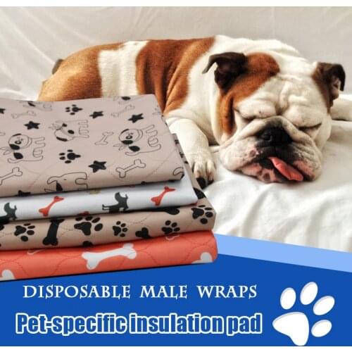 1 Pcs Washable Waterproof Dog Pee Whelping Pads Reusable Extra Absorbent Mat C1