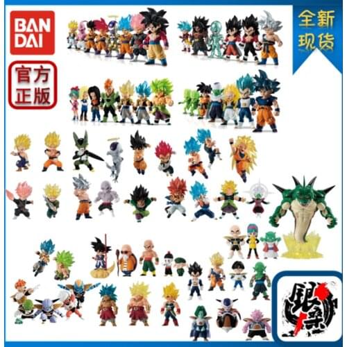 Bandai Genuine Box Egg Dragon Ball Anime Set ADVERGE Series Decoration Gift Goku Vegeta Majin Buu Broli