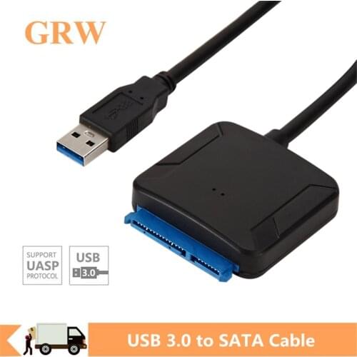 Grwibeou High quality USB 3.0 To Sata Adapter Converter Cable For 2.5"/3.5'' Sata HDD SSD High Quality Fast Delivery