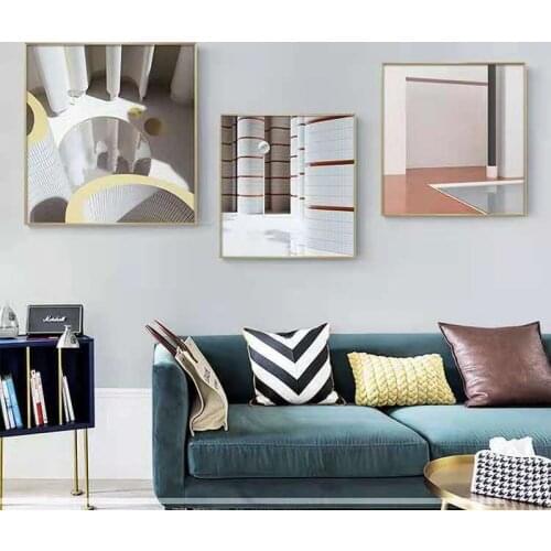 Modern Minimalist Space Extension Poster Living Room Sofa Background Home Decoration Nordic Bedroom Printing Wall Painting Core