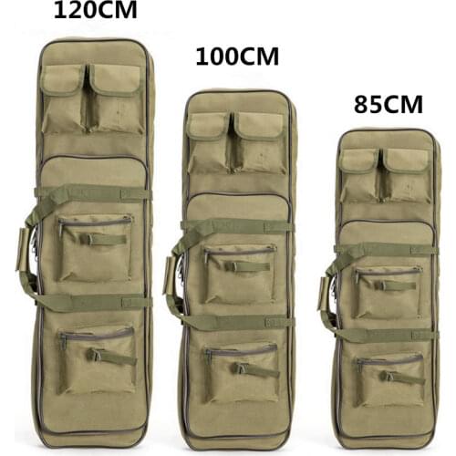 Desert 85cm 95cm 120cm Tactical Hunting Backpack Dual Rifle Square Carry Bag with Shoulder Strap Gun Protection Case Backpack