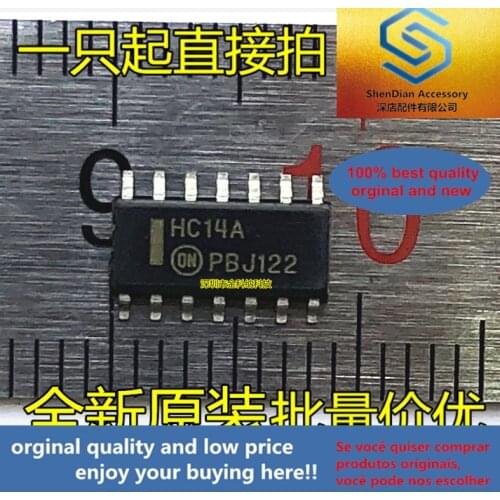 10pcs only orginal new MC74HC14ADR2G printing silk HC14 HC14AG logic chip patch TSSOP14 best item