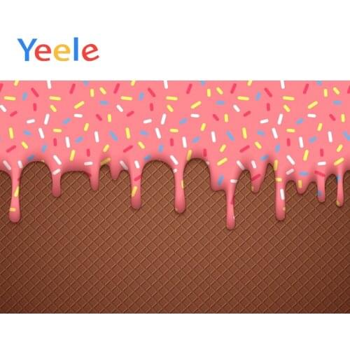 Dessert Candy Ice Cream Cake Chocolate Biscuit Baby Shower Birthday Backdrop Vinyl Photography Background For Photo Studio Shoot