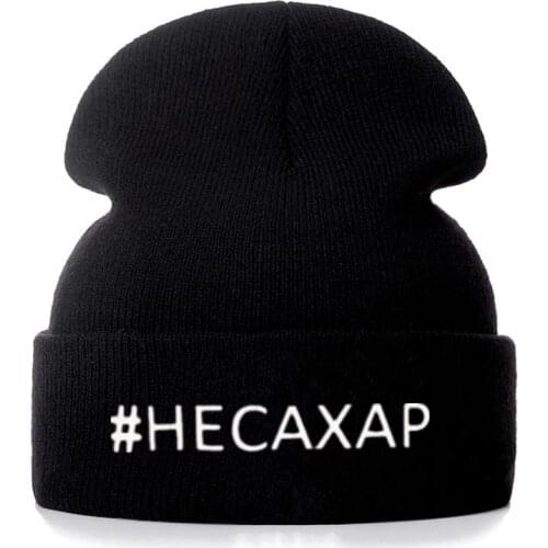 High Quality Russian Letter Cotton Casual Beanies For Men Women Fashion Knitted Winter Hat Hip-hop Skullies Hat