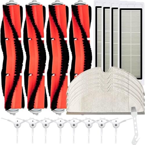HEPA Main Brush Sweeper Side 1s Mi Robot Roborock S50 S51 S6 Replacement For Xiaomi Vacuum Cleaner Parts Filter Kits Accessory