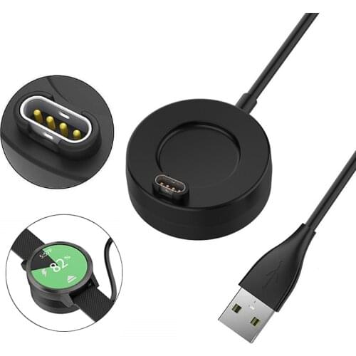 Charging Stand Charger Dock for Garmin Vivoactive 3/4/ Venu Fenix 5/6 Instinct Venu Vivosport Quatix 5 Approach X10 1m USB Cable