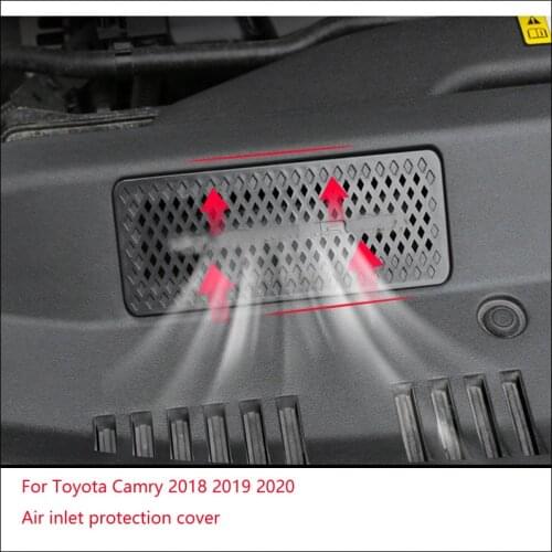 Car Air inlet protection cover For Toyota Camry eighth generation 2018 2019 2020 Modified air intake cover car styling