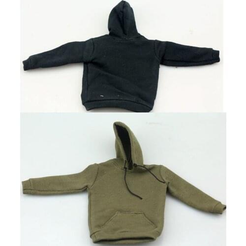 1/ 6 Scale Feamle/Male Clothes Long Sleeve Shirt Sports Hoodie 2Colors For 12" TBLeague Seamless Body